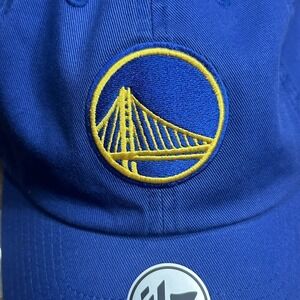 Golden State Warriors '47 Clean Up Hat‎ Adjustable Blue NEW W/TAGS